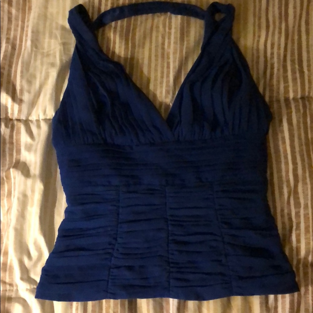 Bebe navy blue shirt